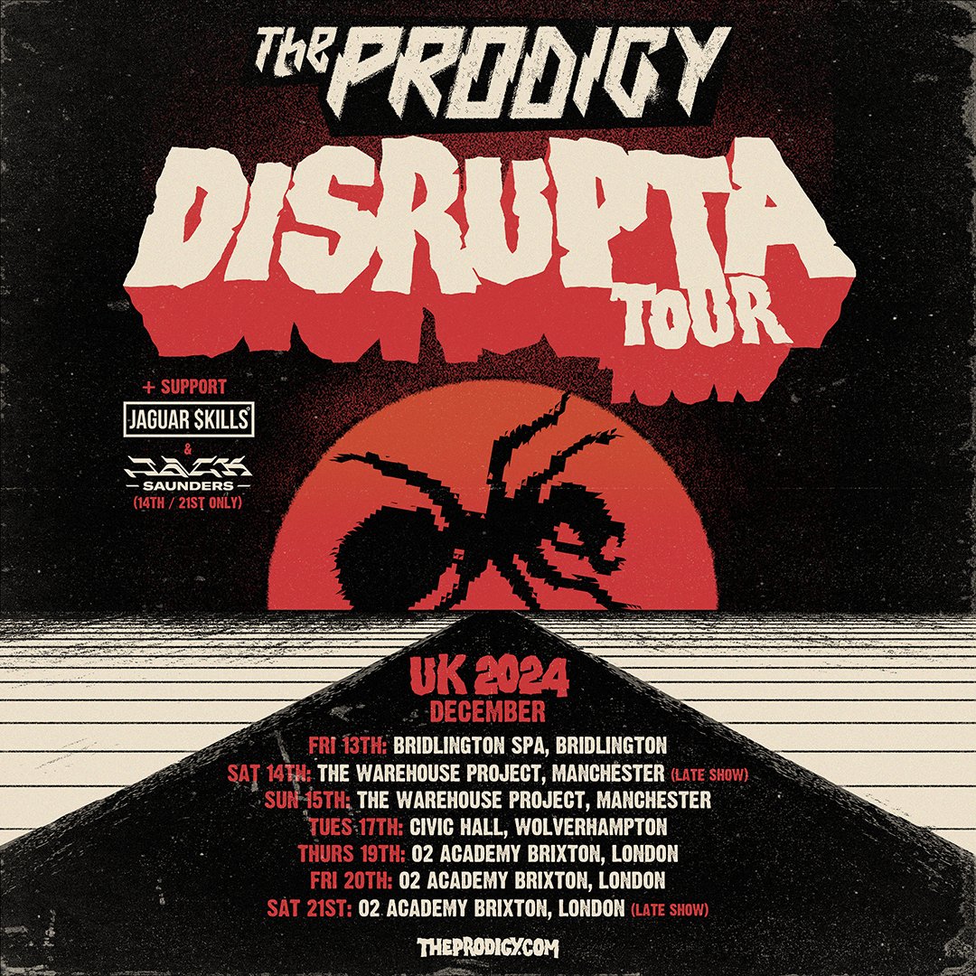 Tickets booked to see <a href="/the_prodigy/">The Prodigy</a> at Brixton Academy in December! #warriors