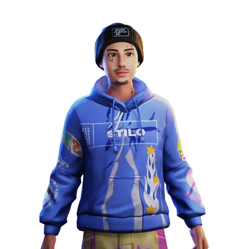 dopestilo's tweet photo. The future of style is pixelated. ✨👗 #DigitalFashion #MetaverseStyle #VirtualWardrobe #ReadyPlayerMe #stiloWorld #dopestilo https://t.co/SdzeDKdcup