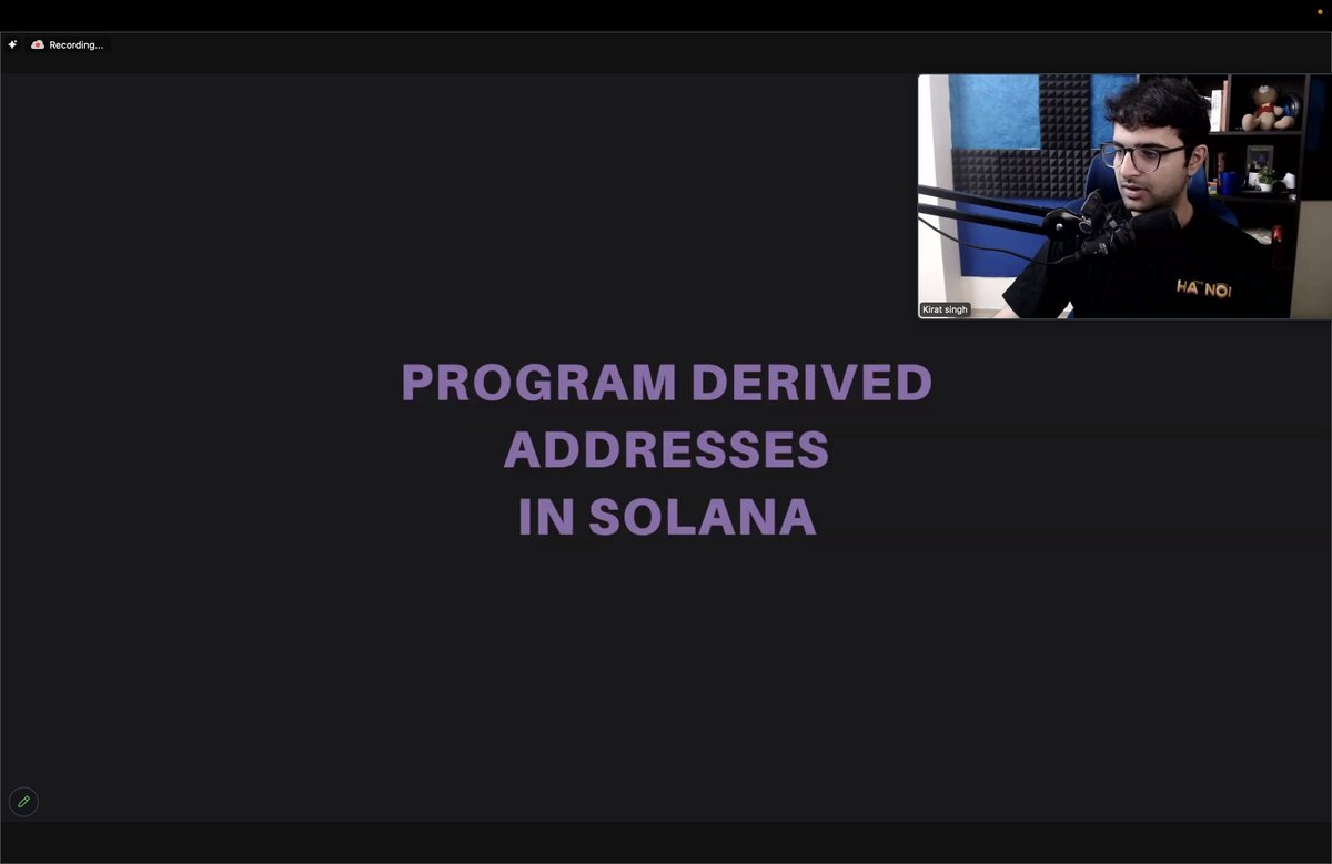 yntpdotme's tweet image. 👨‍💻 𝗣𝗗𝗔𝘀 𝗶𝗻 𝗕𝗹𝗼𝗰𝗸𝗰𝗵𝗮𝗶𝗻𝘀 🧭⤵️

@100xDevs Web-3 Cohort 🔥📈

𝗪𝗲𝗲𝗸 𝟴: Program Derived Addresses

This week, we explored the intricacies of PDAs with @kirat_tw..!

(A thread 🧵)….

#100xDevs #opentoconnect #Web3 #Tokens #100daysofcoding