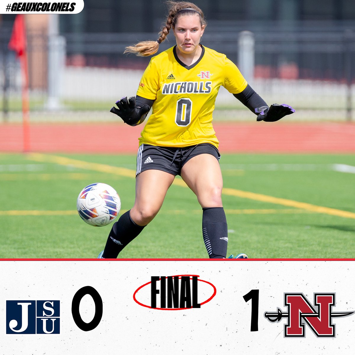 Nicholls Soccer tweet media