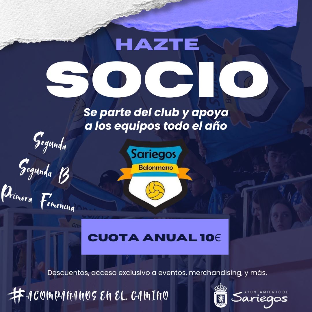 🔵⚪ SOCIOS ⚪🔵

Vive la temporada con nosotros, y apoya al club con más balonmano base y senior de León. 

REGALOS para socios, DESCUENTOS exclusivos, SORTEOS, ACCESO a partidos. 

⬇️⬇️
docs.google.com/forms/d/1IMPjE…

#balonmano #sariegos #masqueunpueblo