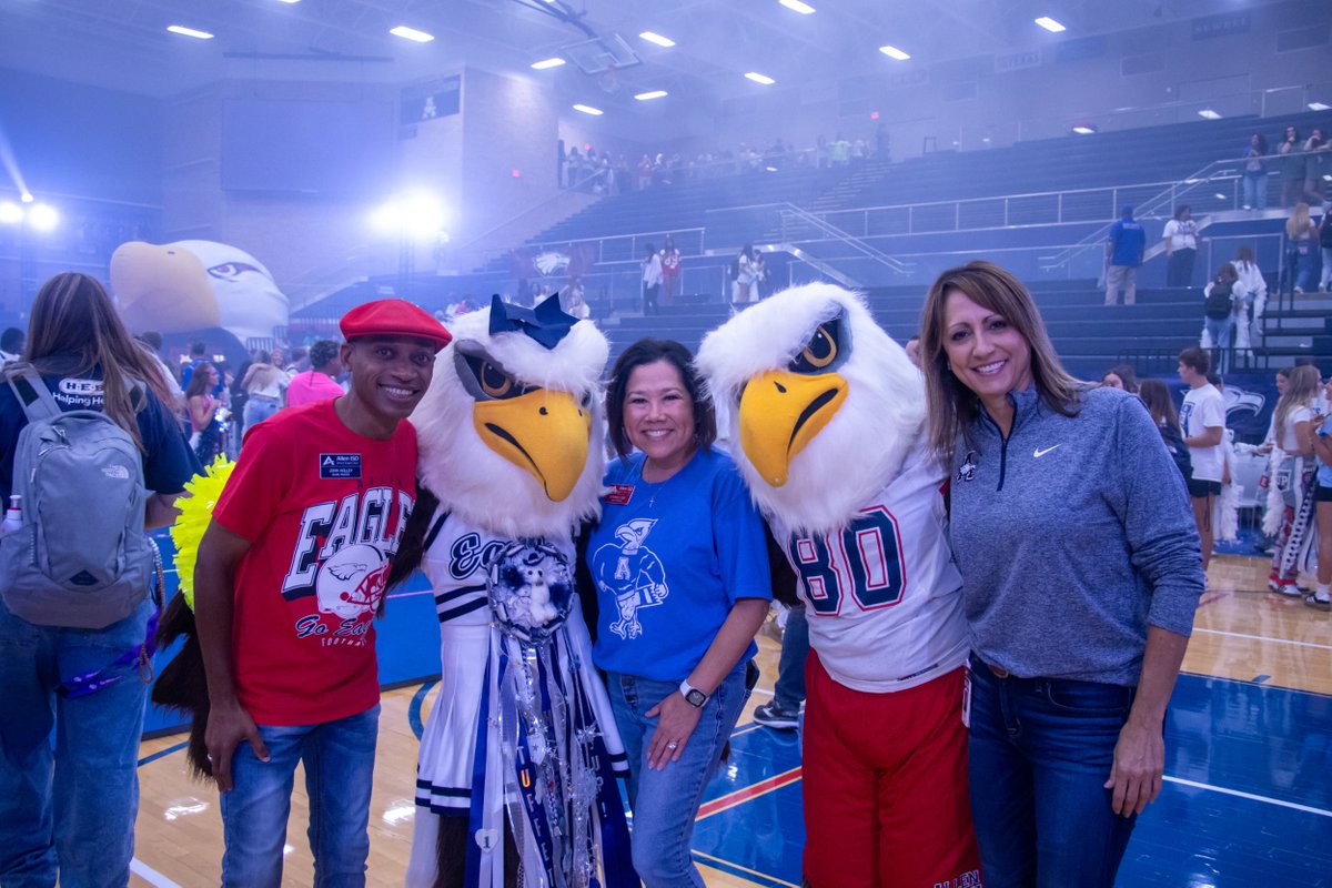 Today’s Blackout Pep Rally at Allen High School was out of this world! There were so many great student performances that got the spirit up for tonight’s game. Go Eagles! View the full photo gallery at flic.kr/s/aHBqjBJmyB