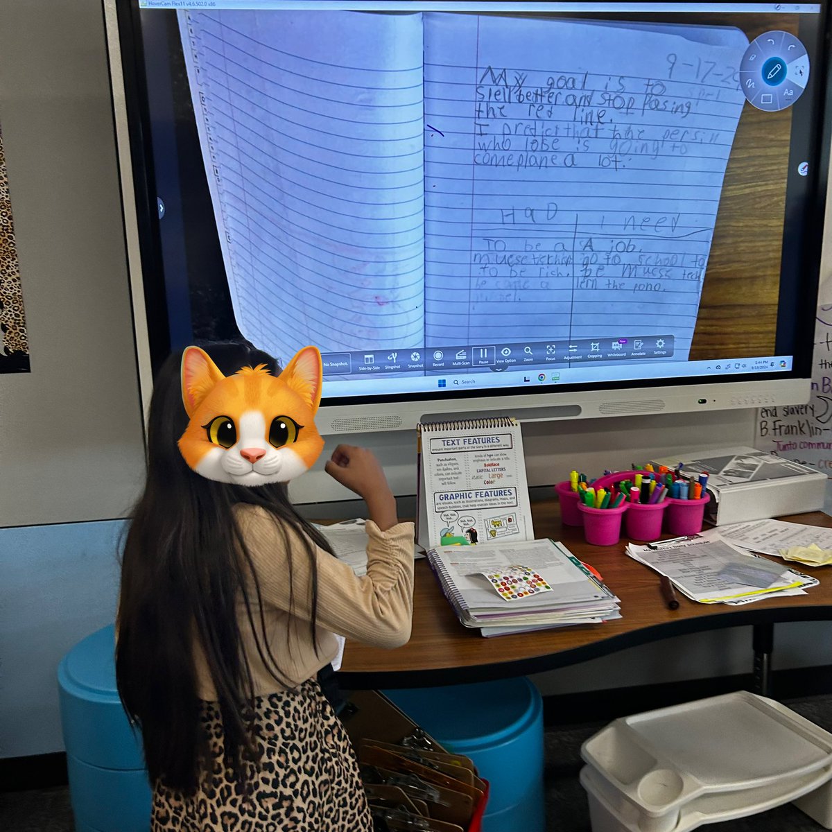 Writers Spotlight 💡 Students wrote about their hopes and dreams. They took the #spotlight and presented their ideas. <a href="/OLE_Leopards/">Leonard Elementary</a>