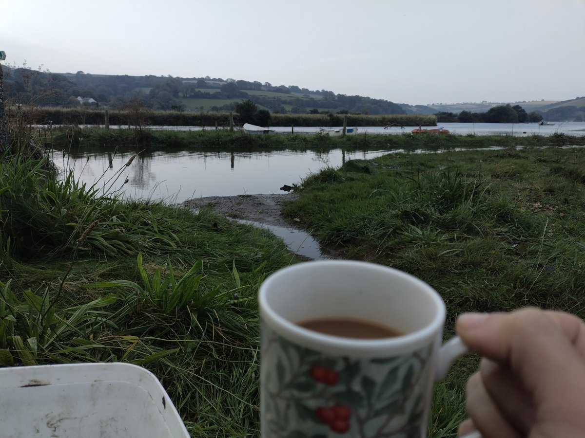 _RachelTurnbull's tweet photo. September #seabass expedition 2 day 3 @PlymUni! The south Devon Avon finished with lots of mullet and coffee, then some exciting nets on the Erme with a good number of bass! #FHRU https://t.co/fM1SVKzEwW
