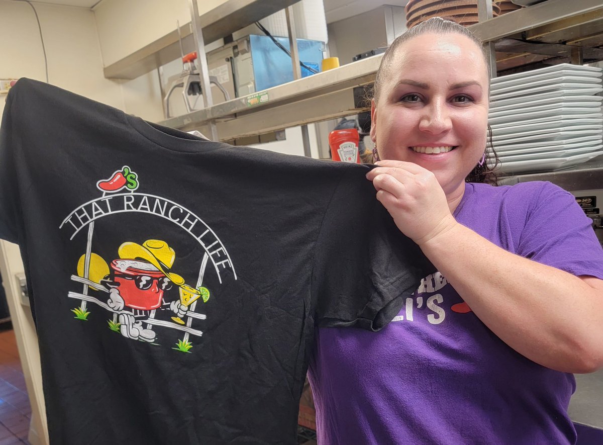 R. Jene' Wilkerson (@never2bedoubted) on Twitter photo When you super flex for the little super heroes of <a href="/StJude/">St. Jude</a> , you get to flex that new <a href="/Chilis/">Chili's Grill & Bar</a> drip. Great job today Liz! This is why you are in the #1 spot right now! #ChilisCrawfordFarms
#CreateAPepper2024
#HopeMATTers <a href="/kaelalester/">Kaela Blackburn</a> <a href="/TheChad_Chilis/">Chad Collins</a> When you super flex for the little super heroes of <a href="/StJude/">St. Jude</a> , you get to flex that new <a href="/Chilis/">Chili's Grill & Bar</a> drip. Great job today Liz! This is why you are in the #1 spot right now! #ChilisCrawfordFarms
#CreateAPepper2024
#HopeMATTers <a href="/kaelalester/">Kaela Blackburn</a> <a href="/TheChad_Chilis/">Chad Collins</a>