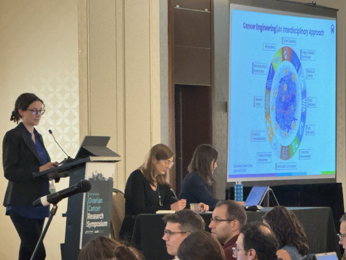 Karen Lu (@karenlumd) on Twitter photo <a href="/ErinGeorgeMD/">Erin George</a> presenting amazing, and novel 3D #ovariancancer models developed in collaboration with <a href="/MoffittNews/">Moffitt Cancer Center</a> Bioengineering <a href="/ProfGregSawyer/">W. Gregory Sawyer</a> for drug discovery! #ocrs @RivkinCenter <a href="/AACR/">AACR</a> #collaboration <a href="/ErinGeorgeMD/">Erin George</a> presenting amazing, and novel 3D #ovariancancer models developed in collaboration with <a href="/MoffittNews/">Moffitt Cancer Center</a> Bioengineering <a href="/ProfGregSawyer/">W. Gregory Sawyer</a> for drug discovery! #ocrs @RivkinCenter <a href="/AACR/">AACR</a> #collaboration