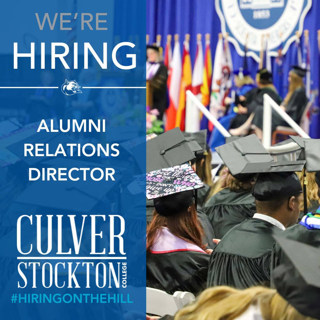 CSCAlumni's tweet image. Culver-Stockton College is accepting applications for a full-time Alumni Relations Director. A bachelor's degree in a related field with experience in higher education or relationship-based work such as marketing, communications, or sales required.
culver.edu/employment/