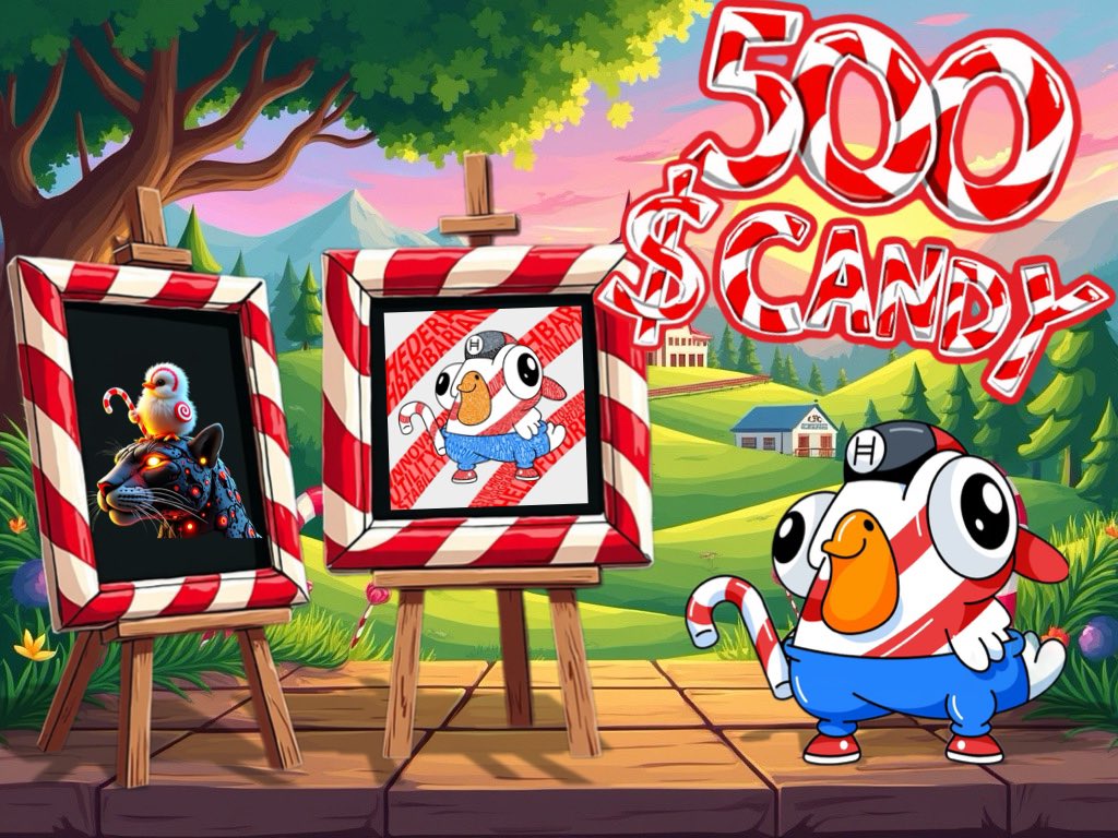 Candy_Peep's tweet photo. 𝗜𝘁’𝘀 𝘁𝗶𝗺𝗲 𝗳𝗼𝗿 𝗮 𝗦𝘄𝗲𝗲𝘁 𝗚𝗶𝘃𝗲𝗮𝘄𝗮𝘆!

One lucky winner will receive a Sweet
🍬500 $CANDY
🍬1 Eco’s Neons 
🍬1 Candy Genesis Peep 

All you have to do is 
Like🩵
Repost♻️
Follow 👇

@PeculiarPeeps_ 
@EcoLodgeProject 
@candy_hbar 
@Candy_Peep

Sweet luck Peeps🍬 https://t.co/nemE5RLClo