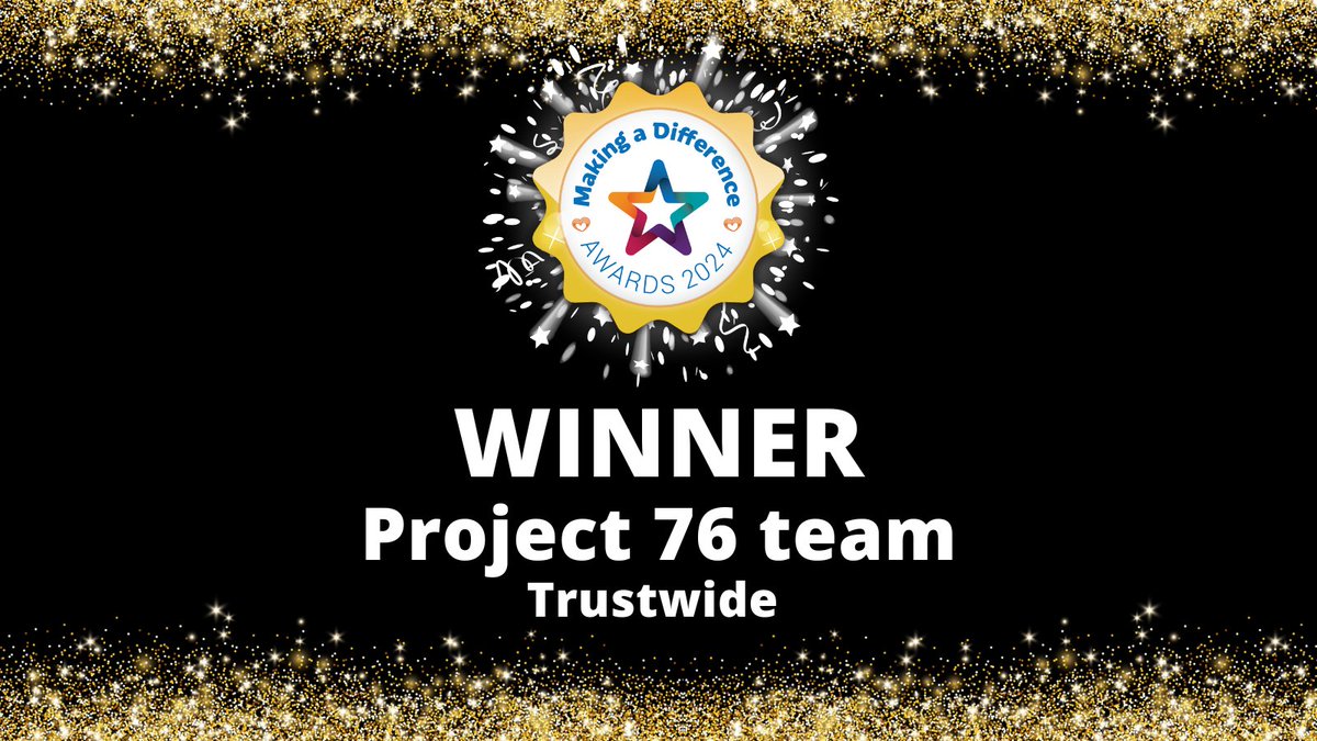 Now for our Quality Improvement Award.

Our Executive Chief Operating Officer, Andrew Hall, will be presenting this award 🌟

And the winner is...

🌟 Project 76 team, Trustwide 🌟

#UHDBMakingADifferenceAwards2024