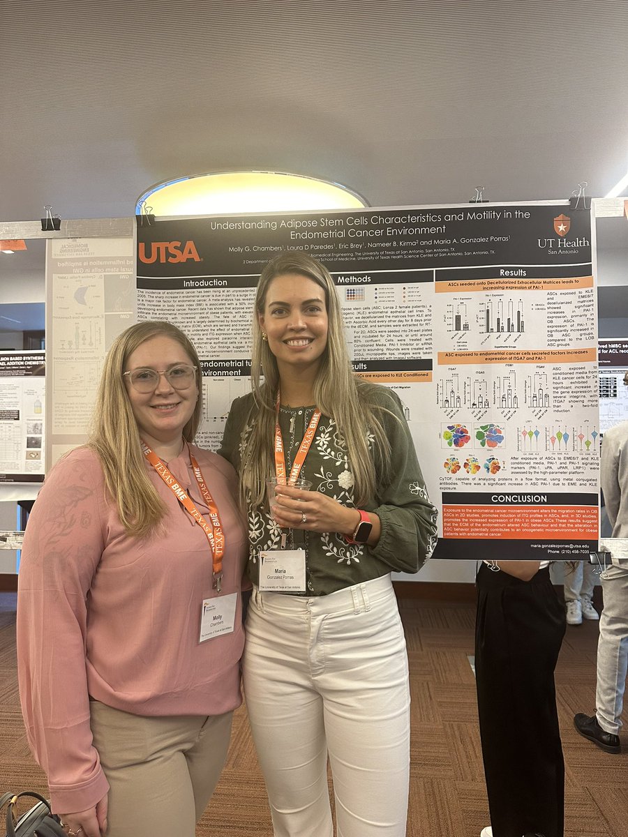 GonzalezPLab's tweet image. Representing GP Lab and @BmeUtsa at the Southwest #SFBConference. What an amazing team 🤩