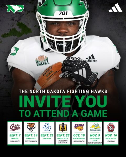 Thank you for the Game Day Invite UND