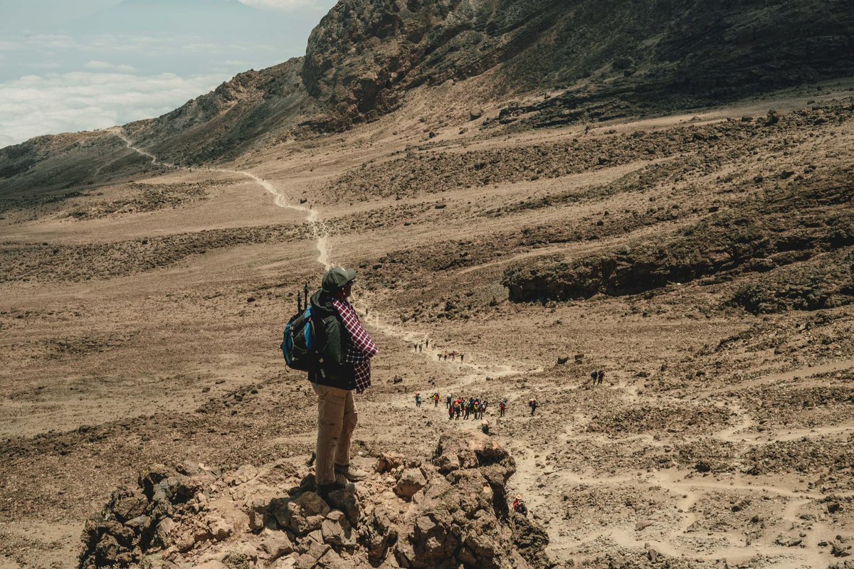 In the distance, I see the future; behind me, I carry the strength of my journey.- Kilimanjaro Sept 2024