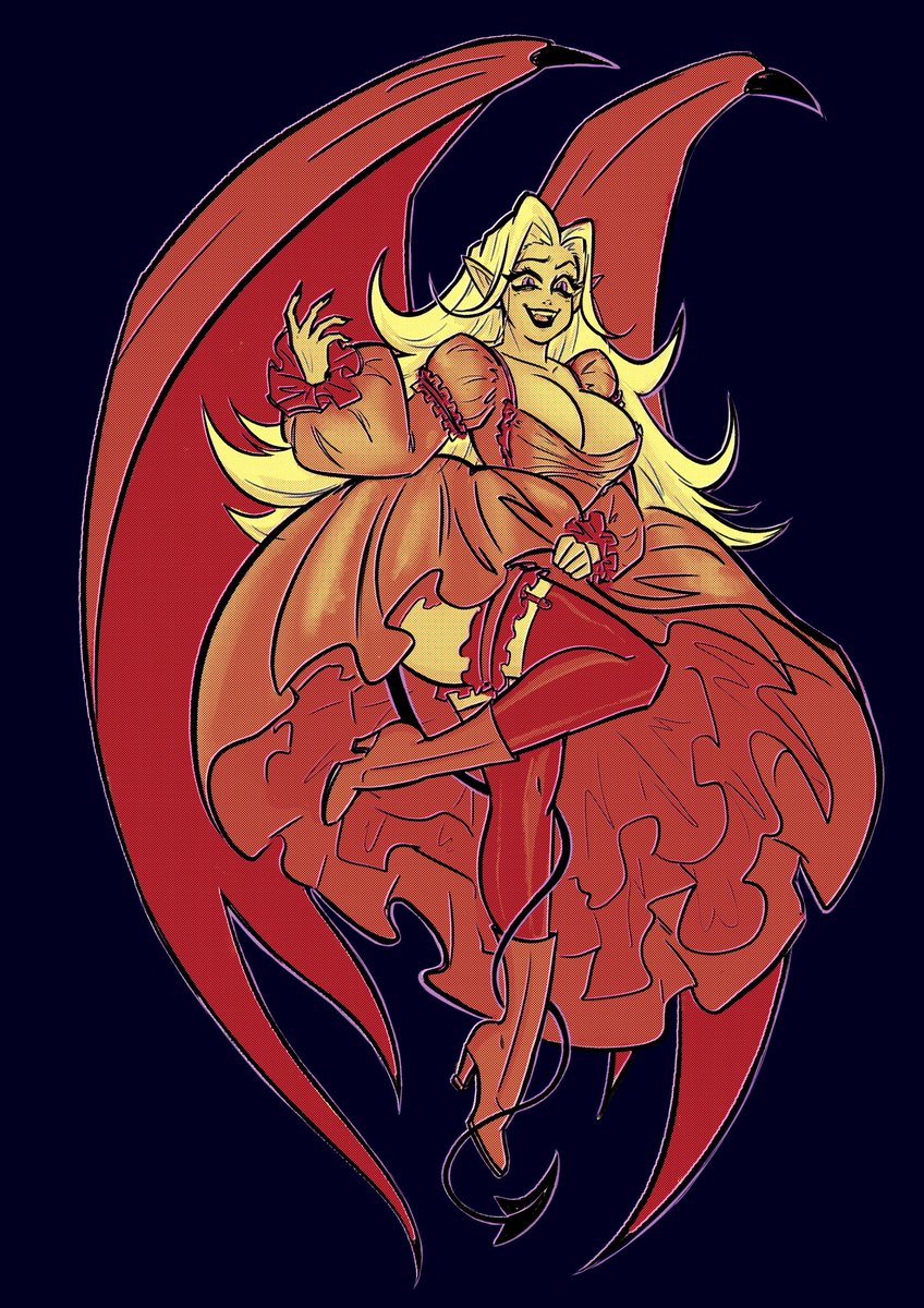 Flee_art's tweet photo. Happy Vampire Season y’all ❤️🦇 #originalart https://t.co/TC8n2lMlUo