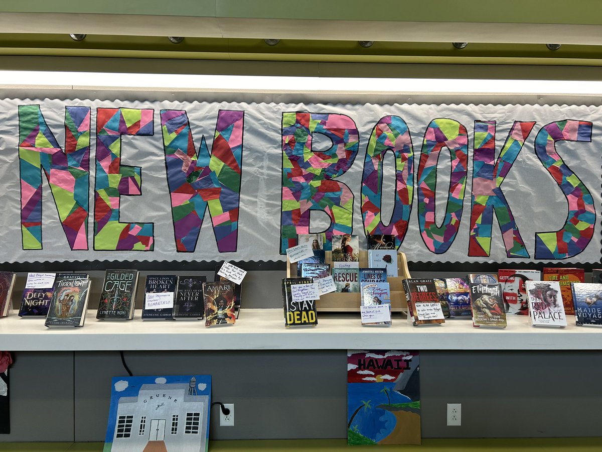 Trying to get their attention with a little boldness! My regular #library crew helped me build an excellent book order. My reading has grown for sure! 

#TodayinComal #ComalLibraries #GrowingGreatness Greatness #middlegradebooks #YALit