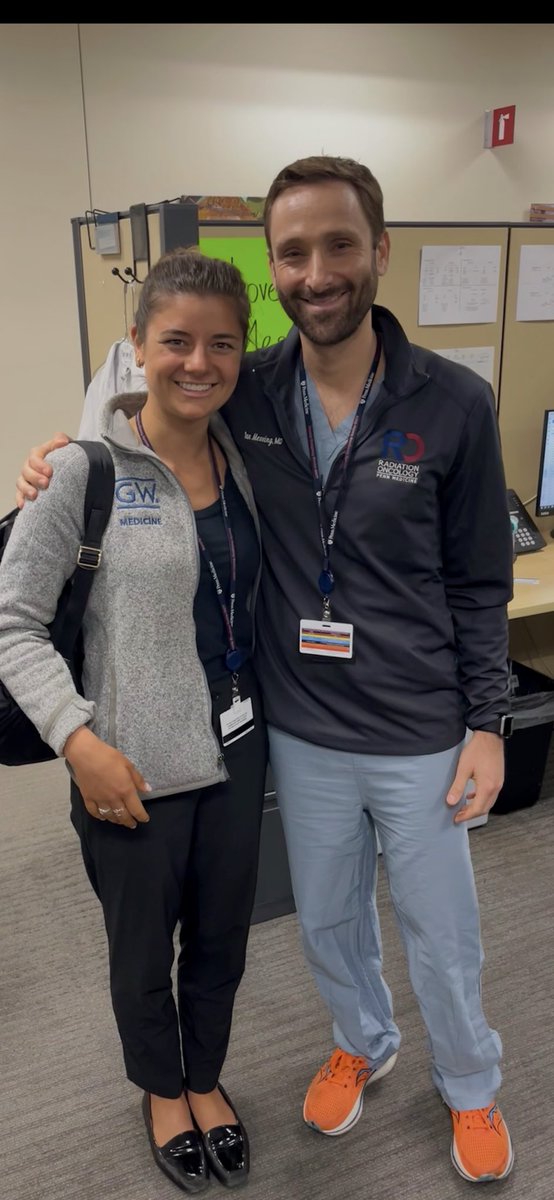 MessingIan's tweet photo. It was so great having all star @GWSMHS  MS4 @SarkisianAngela rotate at @PennRadOnc! Always thrilled to see @GWSMHS students excelling in #RadOnc. Special thanks to Dr. Goyal and @yuanjamesrao for being amazing mentors. https://t.co/zTQnOctMUM