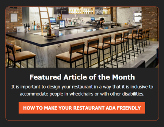 RestFurnPlus's tweet image. Check out this week's newsletter featuring best selling chairs, mid-century modern designs, lounge furniture and suggestions for making your restaurant ADA friendly.
mailchi.mp/7118b9888bd5/s…