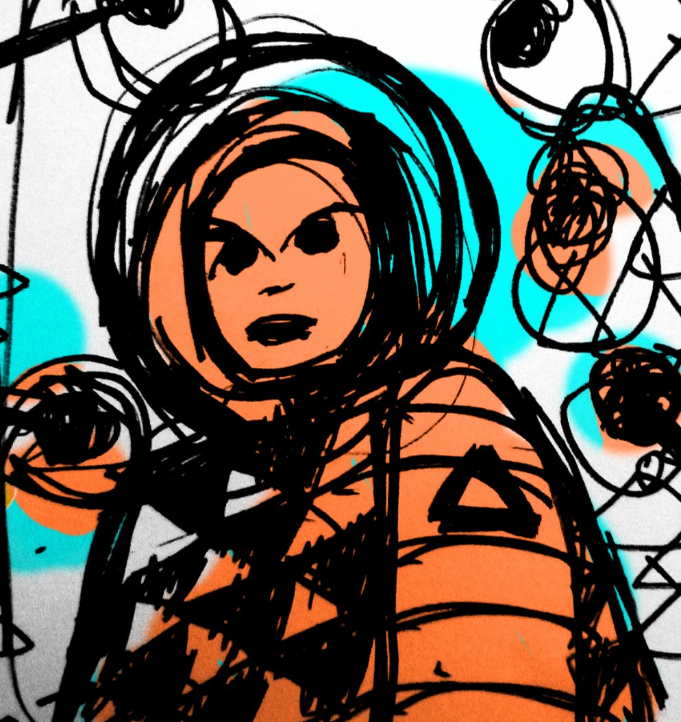 JamesAbellArt's tweet photo. #draweveryday #everyday " #ocean #space #garden " #pen and #molotow pen on paper digital colour #handdrawn #sketchpad #strange #mystery #synesthesia #line #sculptural #art #futuristic #architectonic https://t.co/CLXm8Hvre8