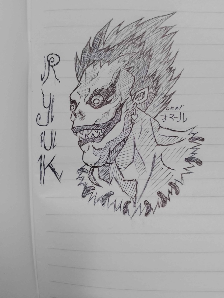 Who let me cook fr 😎🔥
#art #fanart #DEATHNOTE #ryuk