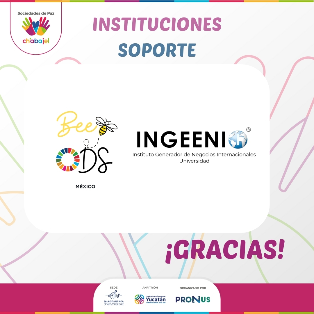 🌟 ¡Gracias a nuestras instituciones soporte en Cumbre Ch’abajel! 🌟

Agradecemos profundamente a las instituciones soporte que, con su respaldo, han hecho posible este evento clave para promover la integración, sostenibilidad y bienestar en nuestras comunidades.