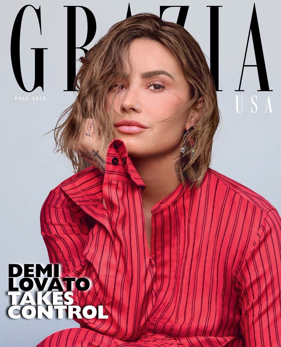 PopCrave's tweet photo. Demi Lovato looks gorgeous on the cover of Grazia USA.

📸: Thomas Whiteside https://t.co/Q5THoWovmr