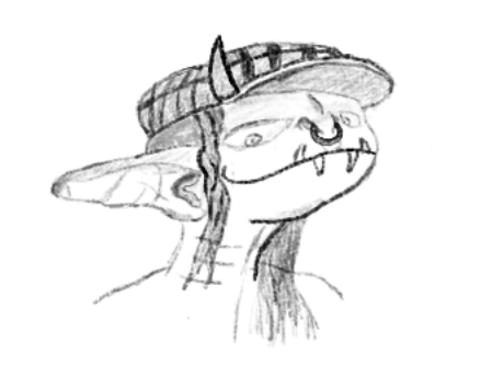saenskur2's tweet photo. Dumb low quality sketch of La Creatura from Deadlock https://t.co/MGTyx0ufv9