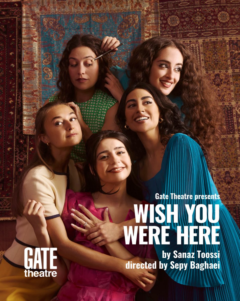 Presenting...

Wish You Were Here by Sanaz Toossi, directed by Sepy Baghaei. Coming to London from 24 Oct - 23 Nov as the Gate's Autumn production.

“When I Think About Where I’m From, I Think Of You”

🧵