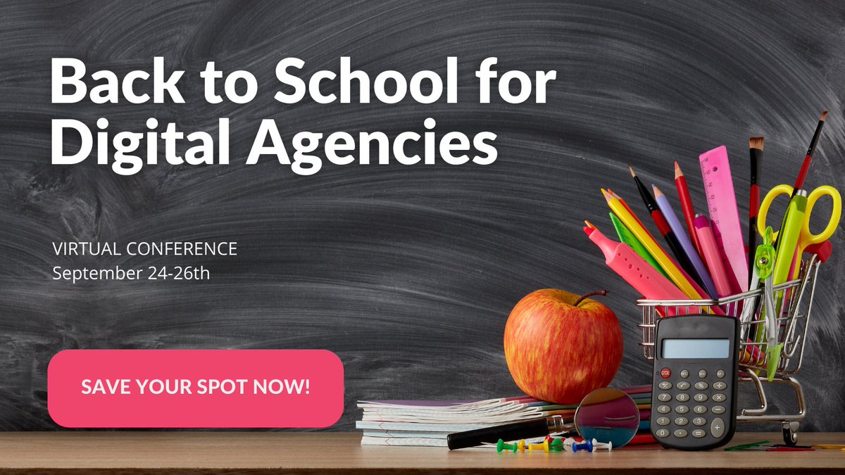 GatherUp's tweet image. Class is almost in session for digital agencies! Ready to level up your SEO, pricing, social media, &amp;amp; reputation management? Go Back-to-School next week: hubs.la/Q02QCS5q0 #DigitalAgencies #MarketingMastery #BackToSchool #SEO #SocialMedia #ReputationManagement #AgencyGrowth