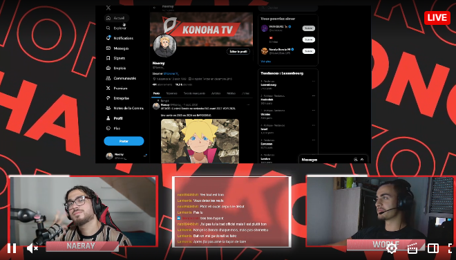 KonohaTV_'s tweet photo. LES BG @Worllff ET @Naeray_ SONT DE RETOURS SUR LA KONOHATV https://t.co/I8ktw2XxfI https://t.co/zK7ihSyMOe