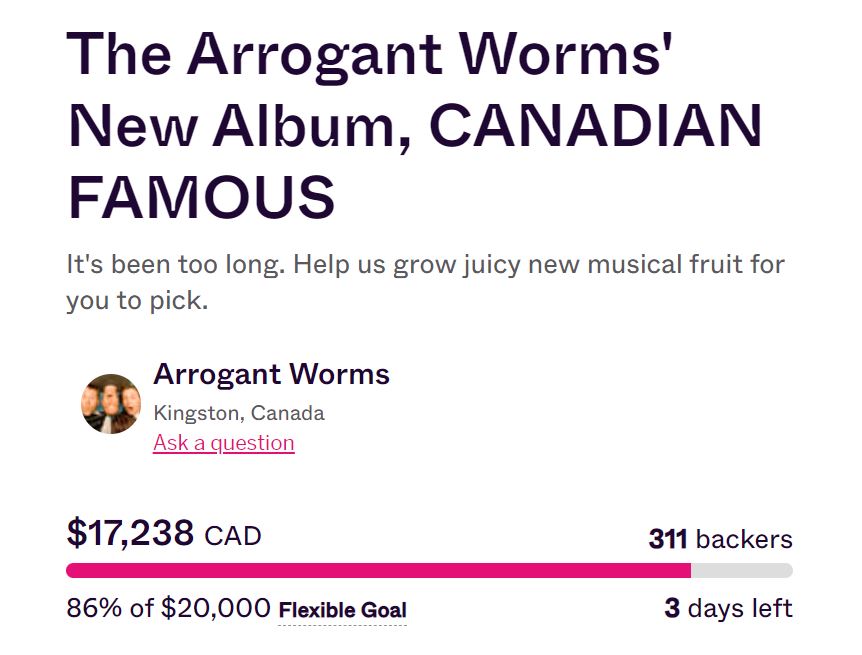 It's the final countdown! (doo doo doo dooo. doo doo doo doo dooo)
Sunday is the last day of the Indiegogo campaign!
We are SO CLOSE to reaching our goal.
Help us get there! We. Can. Almost. Touch. It.
indiegogo.com/projects/the-a…