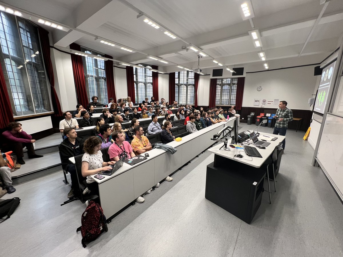Phil Donoghue (@glpcjd) on Twitter photo Today was our first palaeo seminar of the year in which we welcomed 46 new members to <a href="/BristolPalaeo/">UoB Palaeobiology</a>, with introductions to the diversity of research from all our lab groups. Next week we will be entertained by <a href="/AndreJRowe/">Andre Rowe</a> and his tyrannosaurs! Today was our first palaeo seminar of the year in which we welcomed 46 new members to <a href="/BristolPalaeo/">UoB Palaeobiology</a>, with introductions to the diversity of research from all our lab groups. Next week we will be entertained by <a href="/AndreJRowe/">Andre Rowe</a> and his tyrannosaurs!