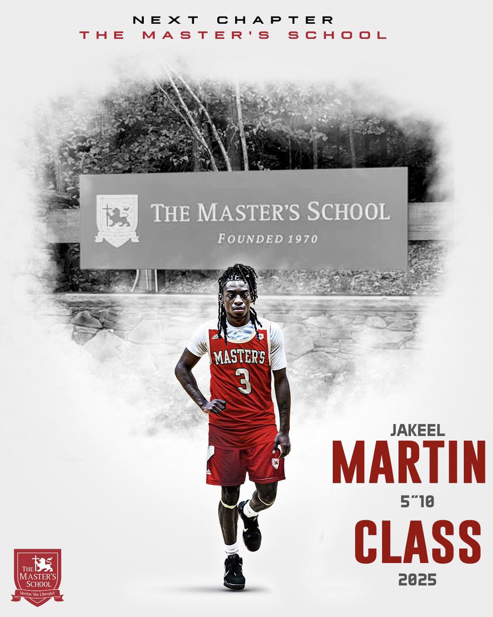 I’m excited to announce I will be attending The Masters School for a post graduation year. I would like to thank everyone who helped me along the way too get here &amp; I’m excited for this new chapter #golions 🦁