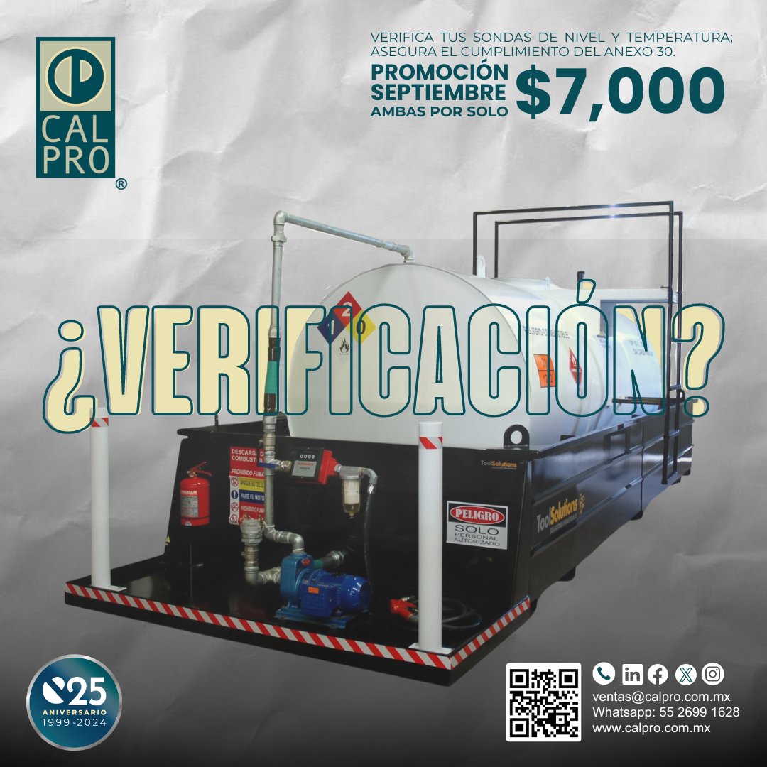 calpro_mx's tweet photo. 📏 ¿Cuándo fue la última vez que verificaste tus sondas de nivel y temperatura? 📏

No dejes la precisión al azar, ¡agenda tu verificación con nosotros y garantiza la confiabilidad de tus equipos! 💼📊

#CalPro #VerificaciónDeSondas #ControlVolumétrico #CumplimientoNormativo https://t.co/pH0iOCCMmc