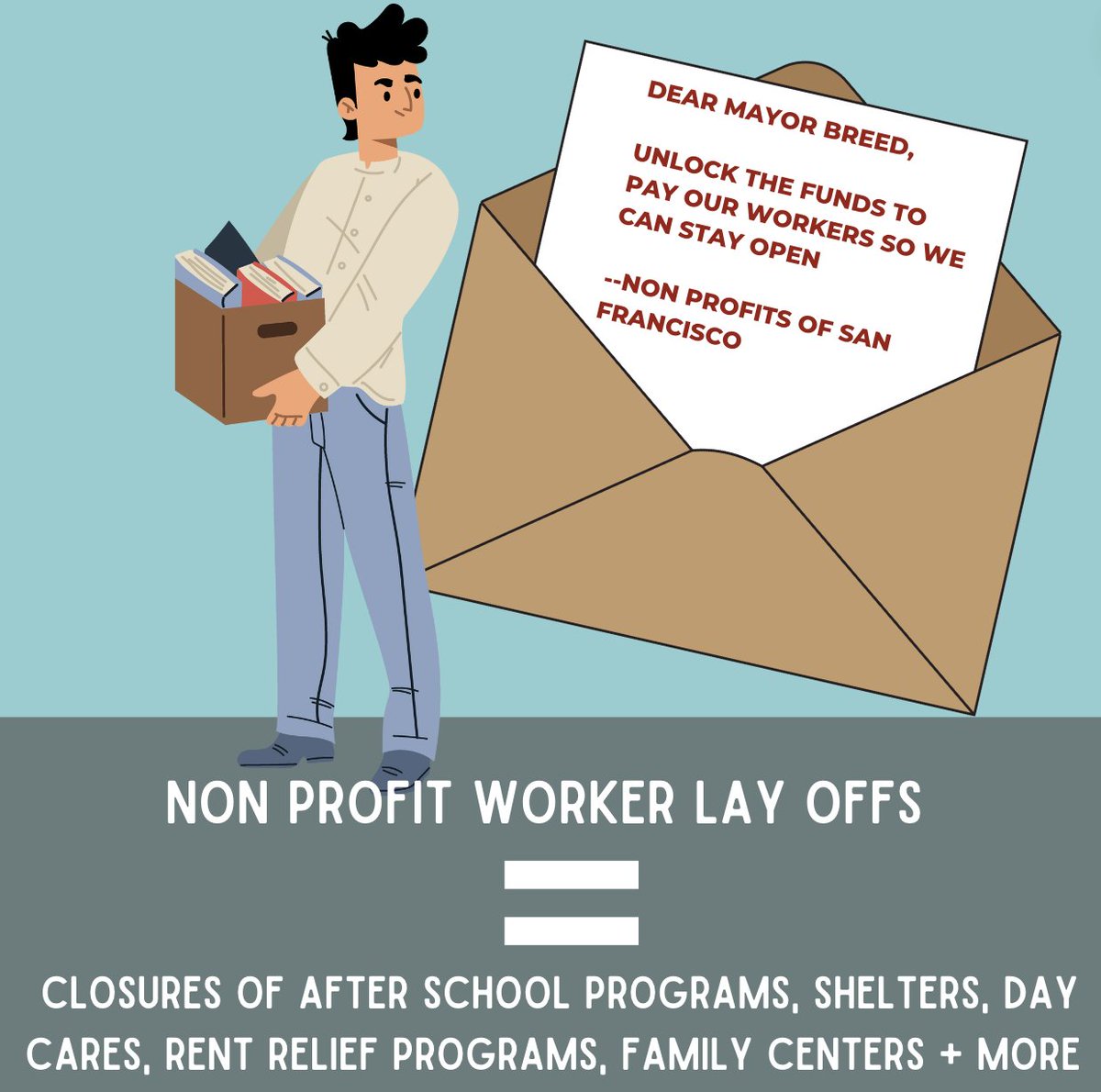 Budget Justice Coalition (@budgetjusticesf) on Twitter photo #SanFrancisco Mayor <a href="/LondonBreed/">London Breed</a> is withholding the funding needed to pay #nonprofit workers in the City! Without the funds, workers are being laid off and essential services must shut down! Join us in demanding the Mayor to #UNLOCKTHEFUNDS! #SanFrancisco Mayor <a href="/LondonBreed/">London Breed</a> is withholding the funding needed to pay #nonprofit workers in the City! Without the funds, workers are being laid off and essential services must shut down! Join us in demanding the Mayor to #UNLOCKTHEFUNDS!