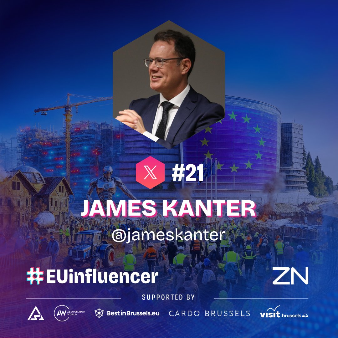 ZN 🌏 (@znconsulting) on Twitter photo This year's #21 is #EUinfluencer <a href="/jameskanter/">James Kanter</a>! 🏆
James is the founder and editor of the @EUScream podcast, a former Paris and Brussels correspondent for the International Herald Tribune and The New York Times, and a former editor-in-chief of The Cambodia Daily. This year's #21 is #EUinfluencer <a href="/jameskanter/">James Kanter</a>! 🏆
James is the founder and editor of the @EUScream podcast, a former Paris and Brussels correspondent for the International Herald Tribune and The New York Times, and a former editor-in-chief of The Cambodia Daily.