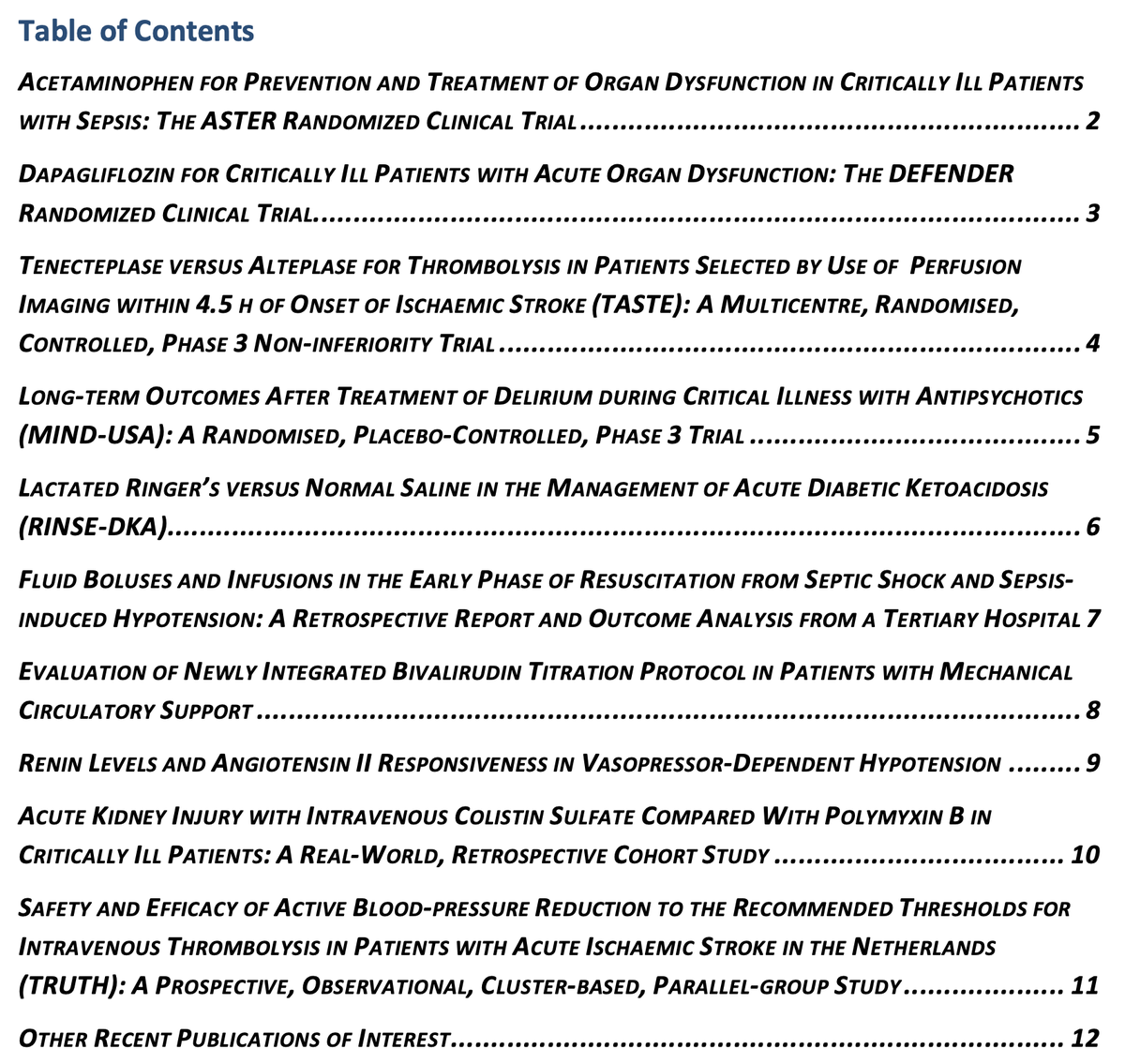 The CPP Section’s September Pharmacotherapy Literature Update features 10 summaries of recent publications on topics including ICU delirium, acute ischemic stroke, &amp; fluids. CPP members can access this through SCCM connect via this link: loom.ly/fSebtZI 
#PharmICU #CPPPLU