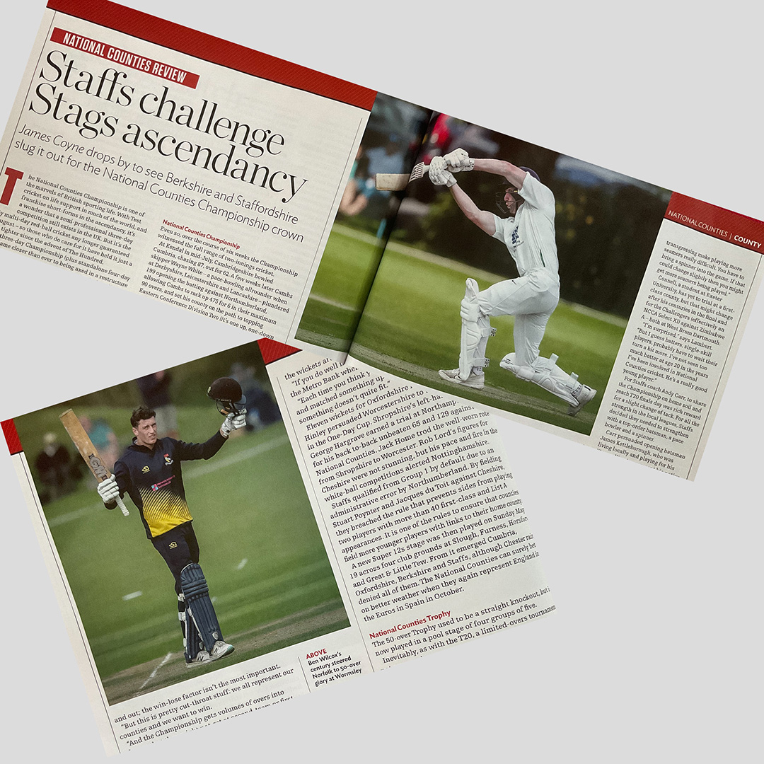 Roger Byrne (@rogerbphotos) on Twitter photo Chuffed to have two of my photos of National Counties players used in the latest edition of <a href="/TheCricketerMag/">The Cricketer</a> , and great to see the <a href="/NCCA_uk/">NCCA (National Counties Cricket Association)</a> season reviewed in the magazine. A nice way to wrap up the season for me.
<a href="/BerksCricket/">Berkshire Cricket</a> <a href="/norfolkccc/">Norfolk County Cricket Club</a> Chuffed to have two of my photos of National Counties players used in the latest edition of <a href="/TheCricketerMag/">The Cricketer</a> , and great to see the <a href="/NCCA_uk/">NCCA (National Counties Cricket Association)</a> season reviewed in the magazine. A nice way to wrap up the season for me.
<a href="/BerksCricket/">Berkshire Cricket</a> <a href="/norfolkccc/">Norfolk County Cricket Club</a>