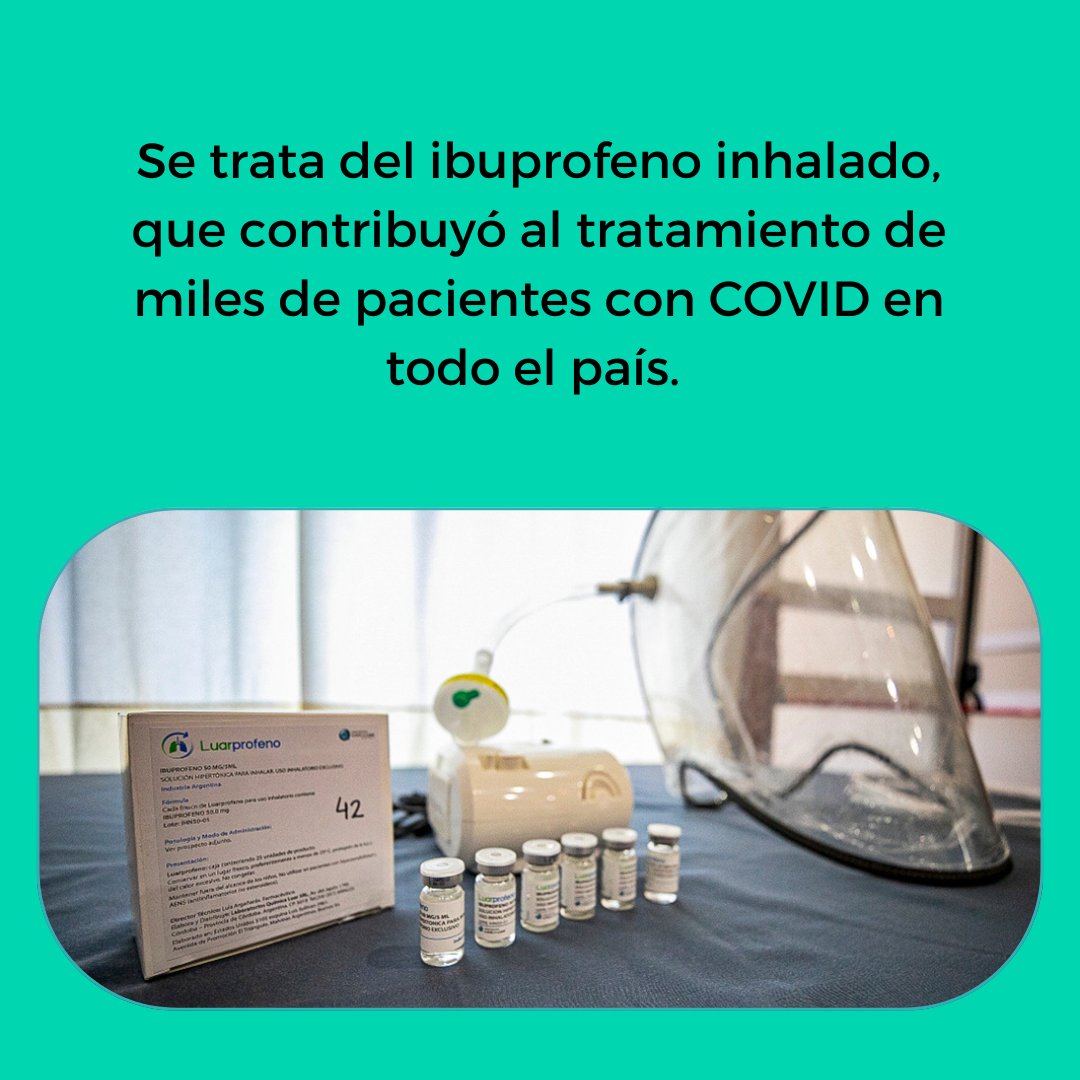 ¡La #cienciaargentina 🇦🇷siempre en el podio!🏅 

La <a href="/ONU_es/">Naciones Unidas</a> premió un ibuprofeno inhalado creado por científicos y científicas de <a href="/luarquimica/">Laboratorios Luar</a>, <a href="/CEPROCOR/">CEPROCOR</a> y <a href="/CONICETMendoza/">CONICET Mendoza</a> 👏

Leé la nota acá 👉acortar.link/QdYCsk