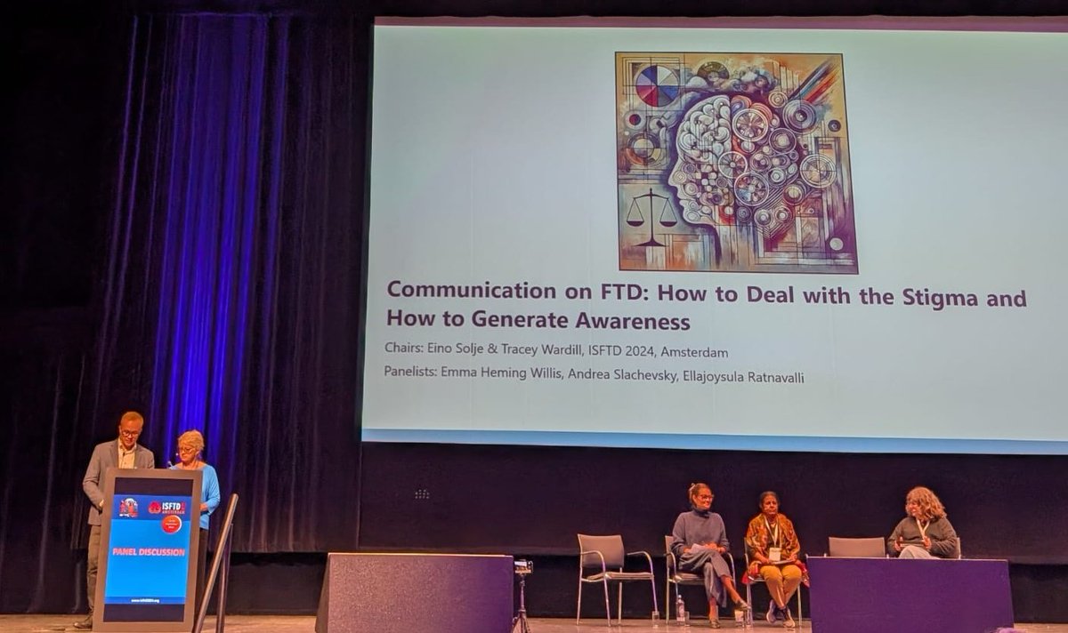 Eino Solje (@soljeeino) on Twitter photo Thank you <a href="/EmmaHeming/">Emma Heming Willis</a> for your bravery in sharing your story in our panel, and our wonderful panelists <a href="/aslachevskych/">Andrea Slachevsky Chonchol</a> & Dr. Ratnavalli. Special thanks to my partner-in-crime Tracey Wardill for co-chairing this inportant panel with me. #endFTD #isftd #Awareness Thank you <a href="/EmmaHeming/">Emma Heming Willis</a> for your bravery in sharing your story in our panel, and our wonderful panelists <a href="/aslachevskych/">Andrea Slachevsky Chonchol</a> & Dr. Ratnavalli. Special thanks to my partner-in-crime Tracey Wardill for co-chairing this inportant panel with me. #endFTD #isftd #Awareness