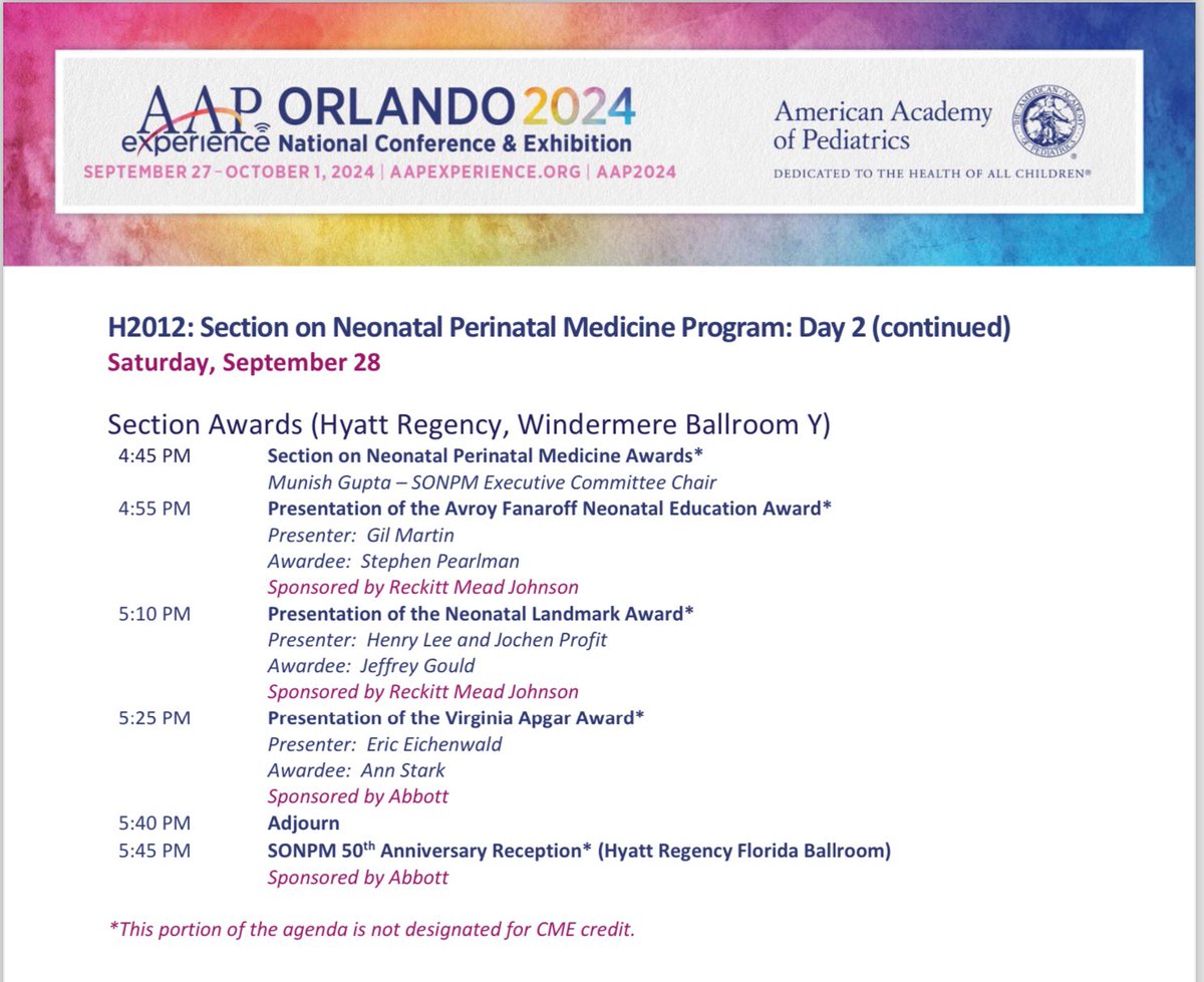 songMD's tweet photo. Back in @Hyatt Windermere for 9/27 Sat PM &amp;  9/28 Sun for Bioethics &amp; #WomenNeo 

Thanks to our #SONPM2024 Chair Dr. Brian Hackett &amp; Abstract Chair @AlexisDNeoMD 🤩 https://t.co/BmGRhcKgEJ