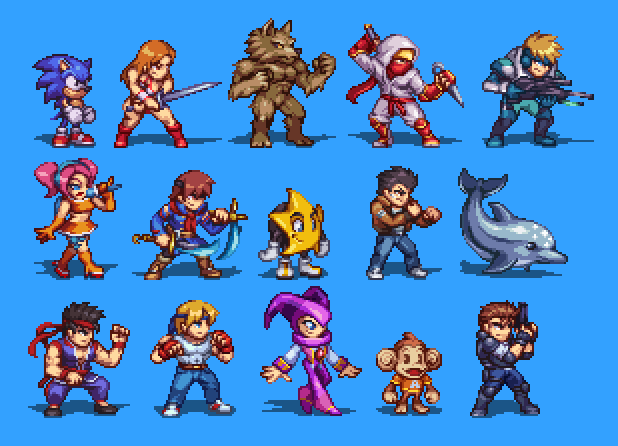 Orkimides's tweet image. SEGA AGES #pixelart #ドット絵 #Sega #Sonic
