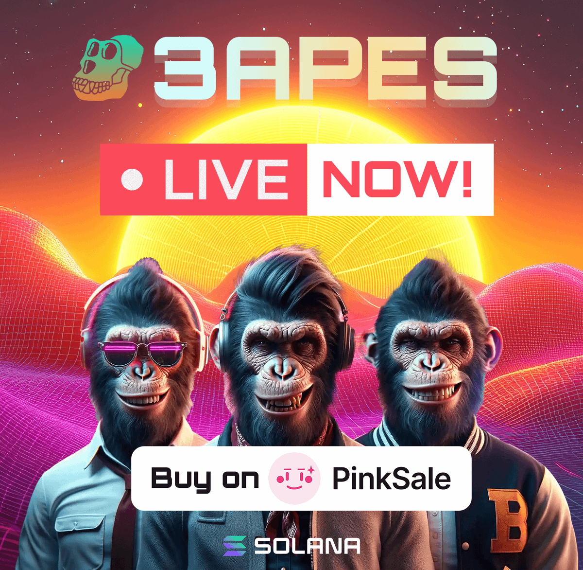 THE PRESALE IS LIVE, Jump in and experience the wild ride to the moon with us! #Elonmusk #memecoin #Crypto #Presale 

BUY: pinksale.finance/solana/launchp…