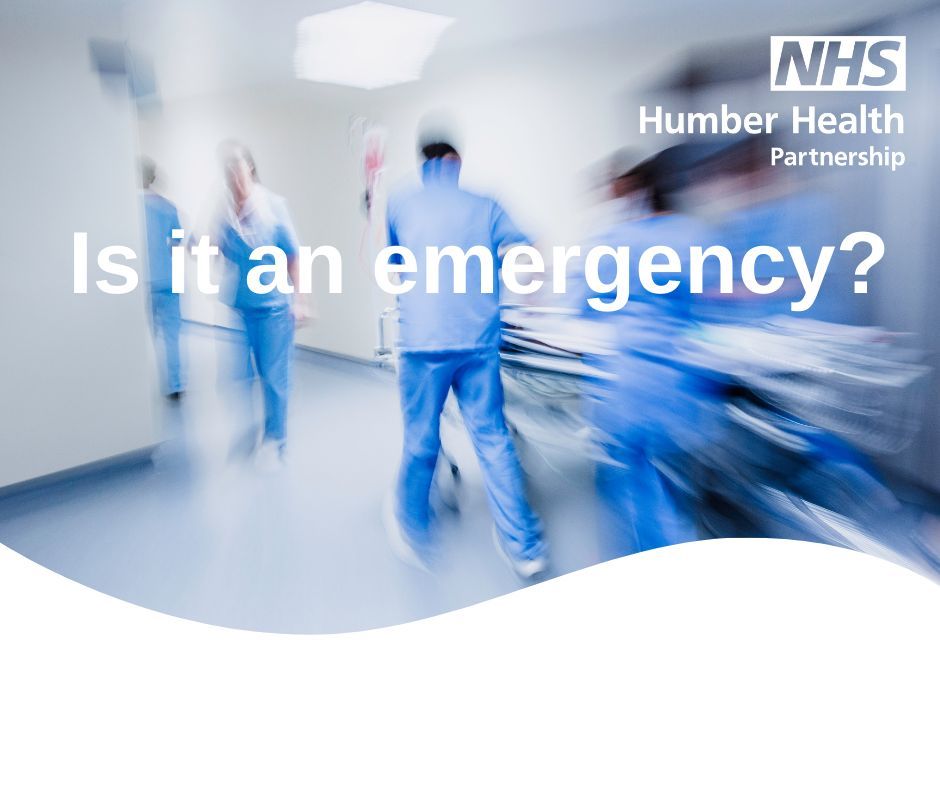 Our hospitals are extremely busy and our emergency departments are seeing very high attendances with long waits to be seen and delays for those who need to be admitted to a ward. Visit us or call 999 if it’s a life threatening emergency. Call 111 for medical advice