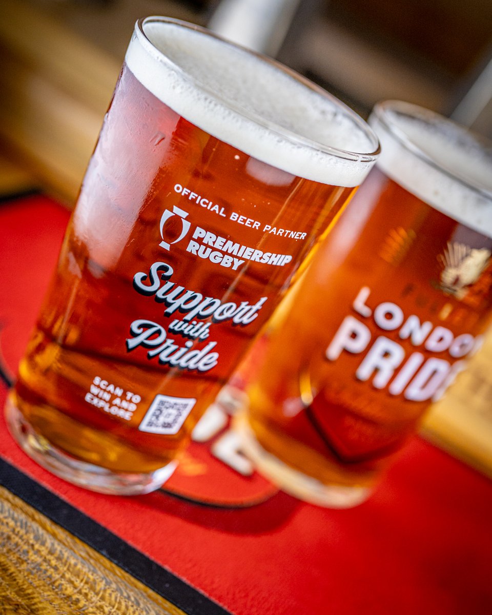 Premiership Rugby IS BACK! 🙌 🏉

Fuller’s London Pride, the Official Beer of <a href="/premrugby/">PREM Rugby</a>. Support with Pride. ❤️

#DrinkResponsibly