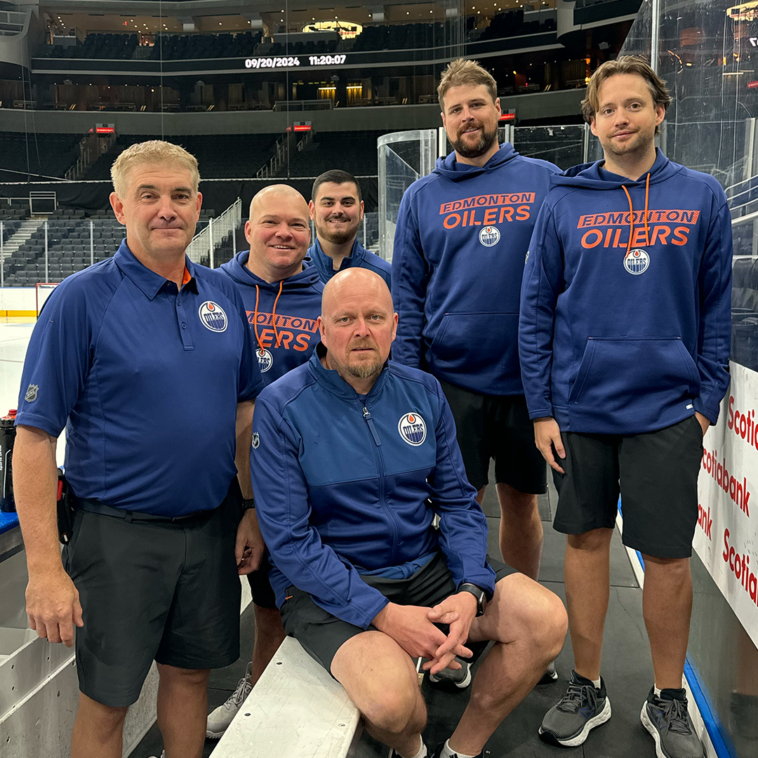 Edmonton Oilers (@edmontonoilers) on Twitter photo It’s National Equipment Manager Appreciation Week! Stick taps to Jeff, Brad, Shane, Connor, Matt & Ramon for all of their hard work to keep our guys 💯 during #Oilers Training Camp! It’s National Equipment Manager Appreciation Week! Stick taps to Jeff, Brad, Shane, Connor, Matt & Ramon for all of their hard work to keep our guys 💯 during #Oilers Training Camp!
