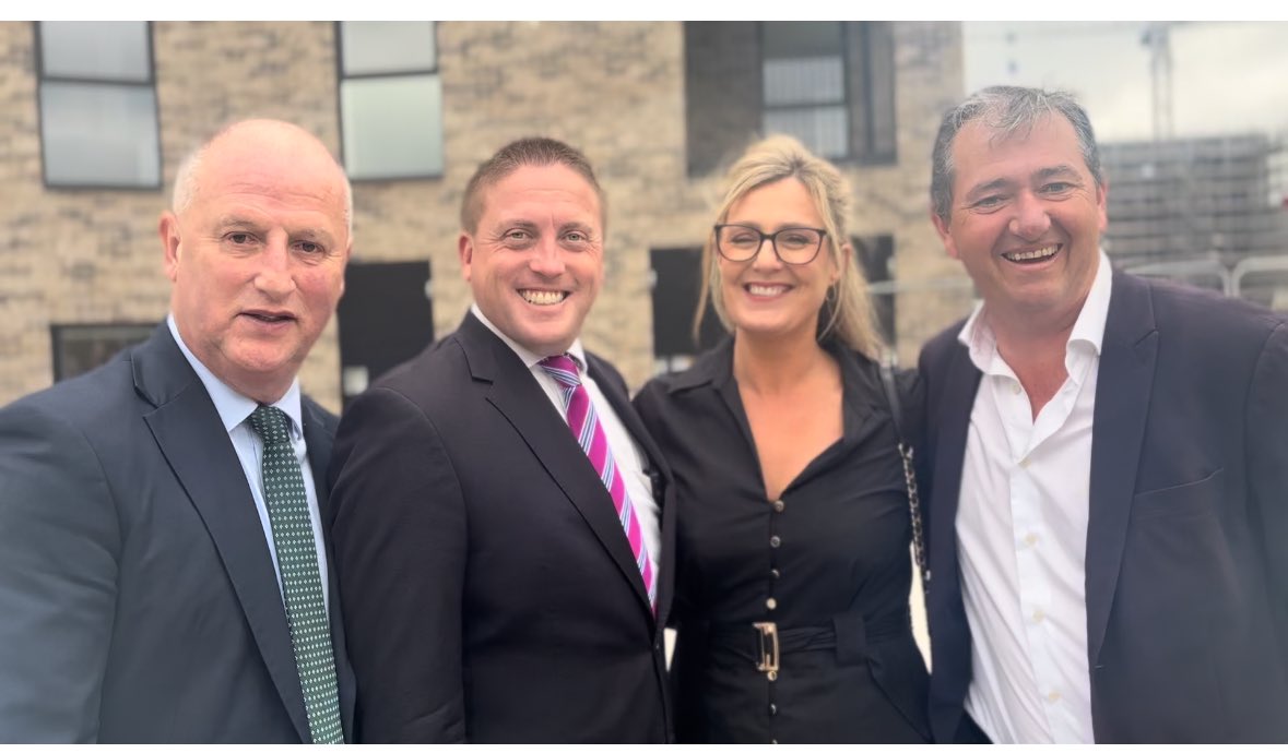 MariaBaileyR's tweet photo. Today marked the launch of 595 homes at the Shanganagh Castle site in Shankill. This scheme has been a long time coming, proud to have played a role in this along with my late dad John Bailey. Congratulations to @dlrcc @LDA_Ireland @DarraghOBrienTD @DeptHousingIRL https://t.co/y7Ue6tykQf