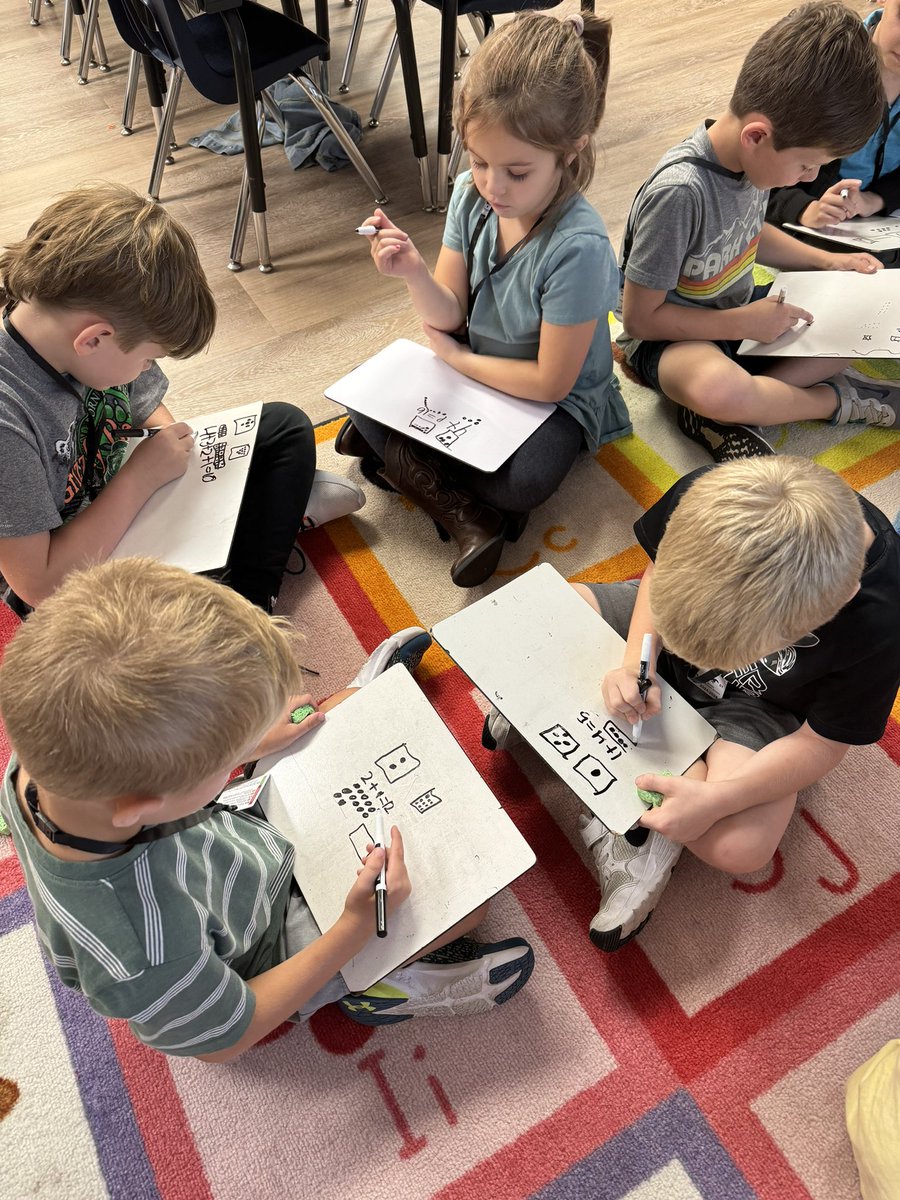 MrsFrench1grade's tweet photo. Math talks with our friends are a big part of our math journey! If we can explain our thinking it helps us understand🧮🧠 @RISDmath @BowieMustangs https://t.co/M0UC5LdrrI