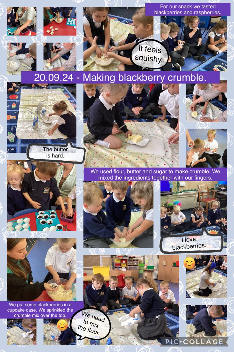 Pentwynmawr Primary School (@pentprimary) on Twitter photo This week Dosbath Draig have been exploring blackberries after reading the story “Rufus and the Blackberry Monster”. We really enjoyed the book and loved making yummy blackberry crumble 😋🥧😍 #DosbarthDraig <a href="/HEADMPS/">Mr J Harris</a> This week Dosbath Draig have been exploring blackberries after reading the story “Rufus and the Blackberry Monster”. We really enjoyed the book and loved making yummy blackberry crumble 😋🥧😍 #DosbarthDraig <a href="/HEADMPS/">Mr J Harris</a>