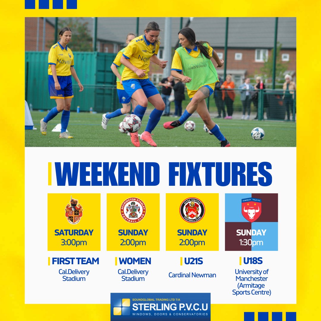 Another big weekend in store for the Yellows! ✊📅