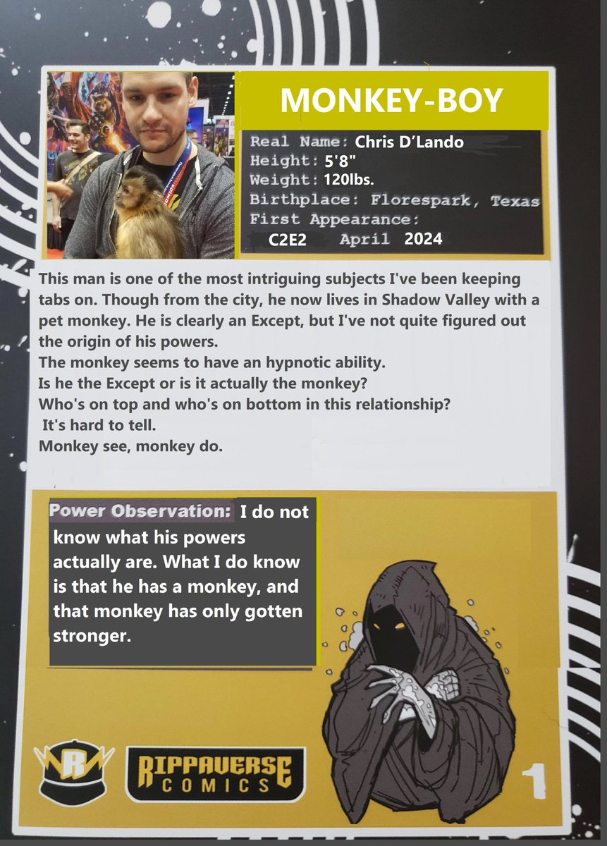 c_vinchenzo's tweet photo. "Enjoy yourself, Jon Malin. Take pleasure in the attention. But I'm watching. We are watching. And my monkey grows hungry." - Monkey Boy, probably
#Comicsgate #JonMalin https://t.co/zzgSZdsutb