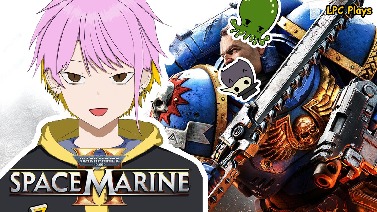 Okurokaruma's tweet photo. 🌟【#bitsON】 『Warhammer 40K: Space Marine 2』 🌟

Triffles FINALLY being able to join us!

Stream starts at
9/22 (SUN):
00:00 NZST

9/21 (SAT)
05:00 PDT
14:00 CET

💤Waitroom ↓
https://t.co/ECBeD1e8gL

#VTuberEN #VTuberUprising #LPCPlays https://t.co/sZI9HYd11Q